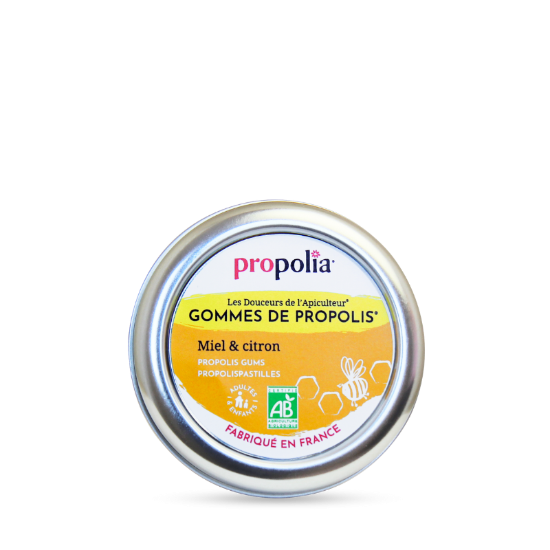 propolia Gommes de Propolis Miel & Citron Bio