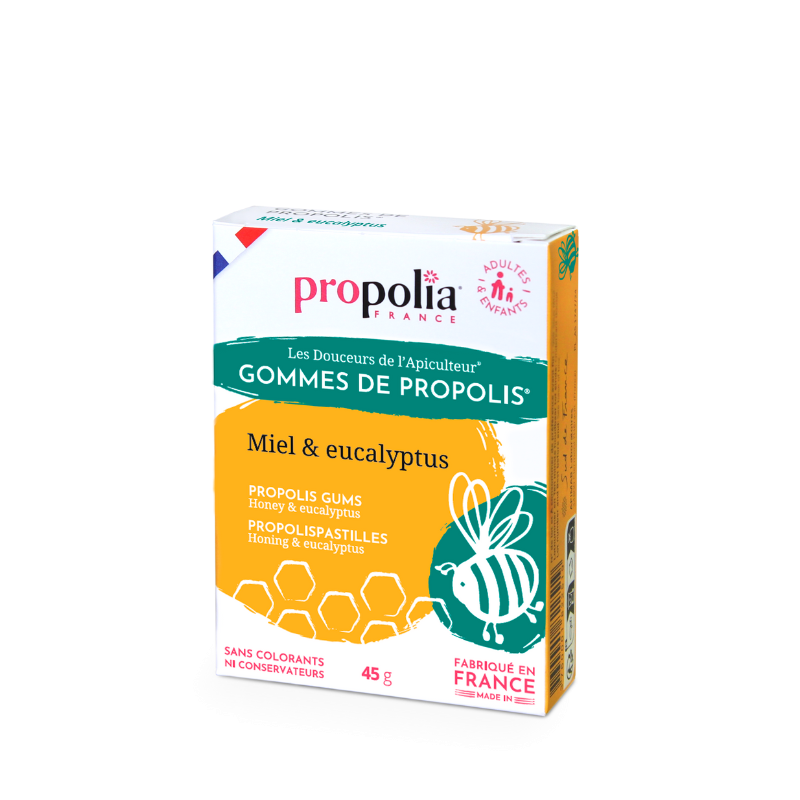 propolia Gommes de Propolis Miel & Eucalyptus