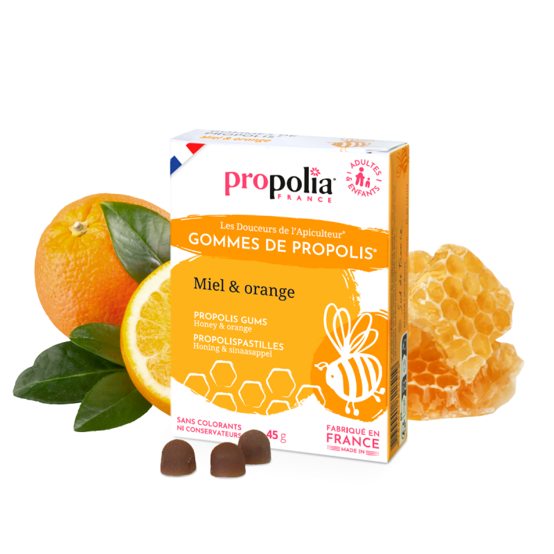 Propolia Gommes De Propolis Miel & Orange