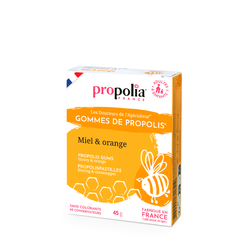 propolia Gommes de Propolis Miel & Orange