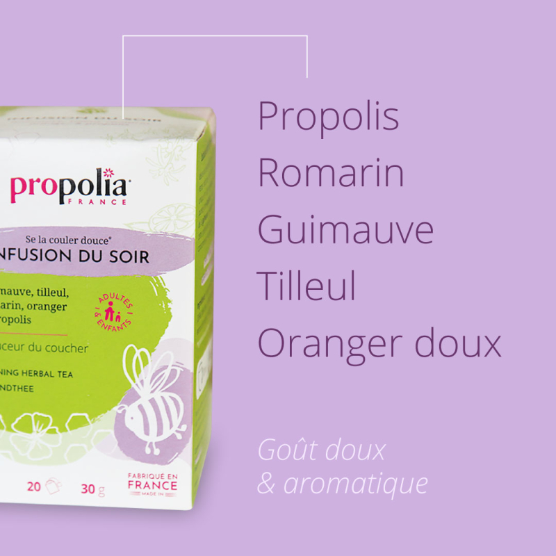 Propolia Infusion Du Soir Bio Propolis & Plantes