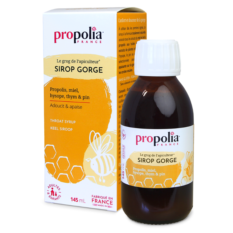 propolia Sirop Gorge Propolis Miel & Citron