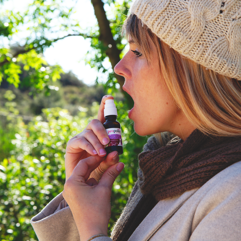 Propolia Spray Gorge Bio - Propolis Miel & Thym