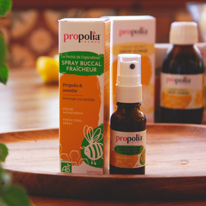 Propolia Spray Gorge Doux Bio - Miel Propolis & Menthe