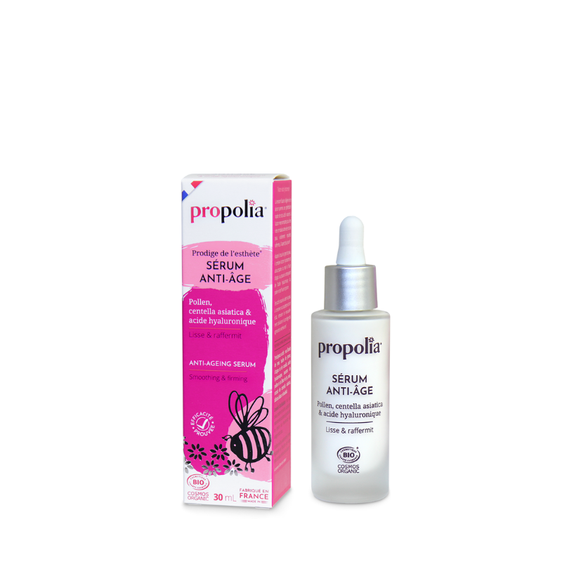 propolia Sérum anti-âge certifié Bio - Pollen centella asiatica & acide hyaluronique
