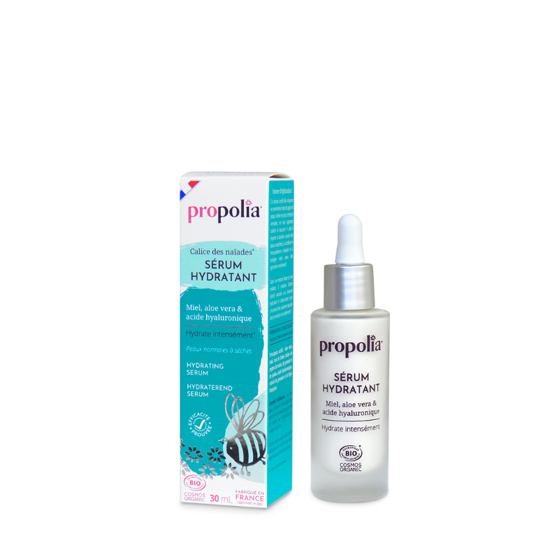 propolia Sérum hydratant certifié BIO - Miel aloe vera & acide hyaluronique
