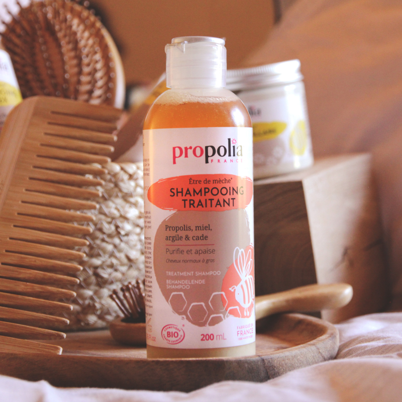 Propolia Shampoing Traitant Certifié Bio Propolis Miel Argile & Cade