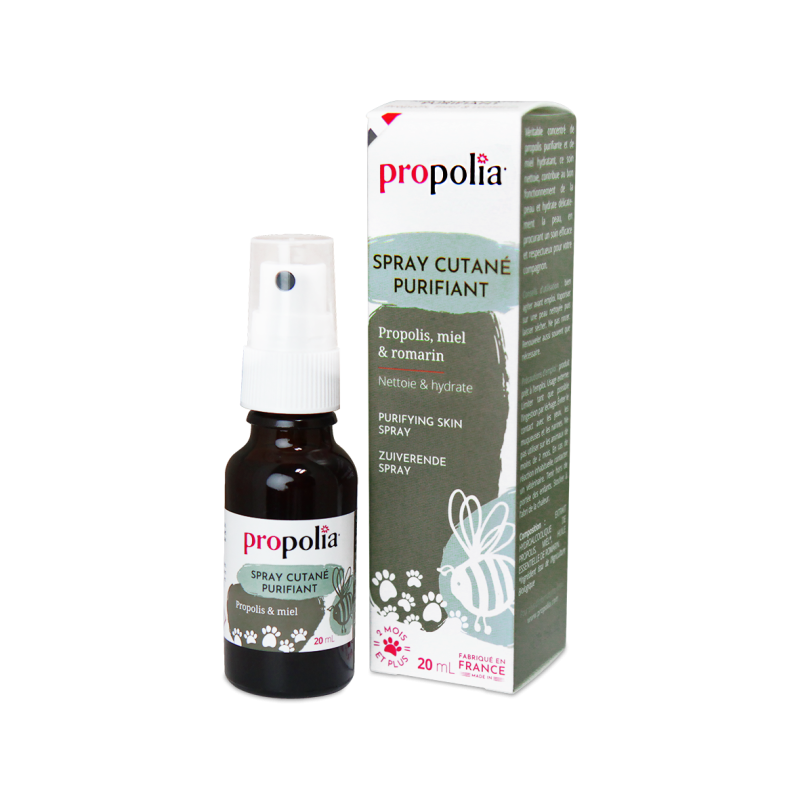 propolia Spray cutané purifiant - Propolis miel & romarin