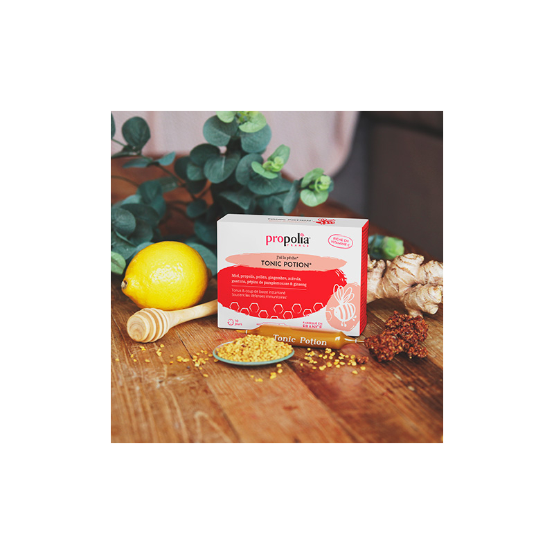 Propolia Tonic Potion - Propolis Miel Pollen Gingembre & Acérola
