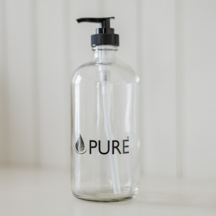 pure Bouteille de verre avec pompe 500 ml Pure - vide