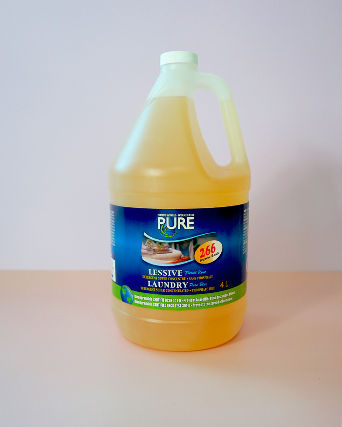 pure Détergent lessive Brise des Alpes 4L en liquidation