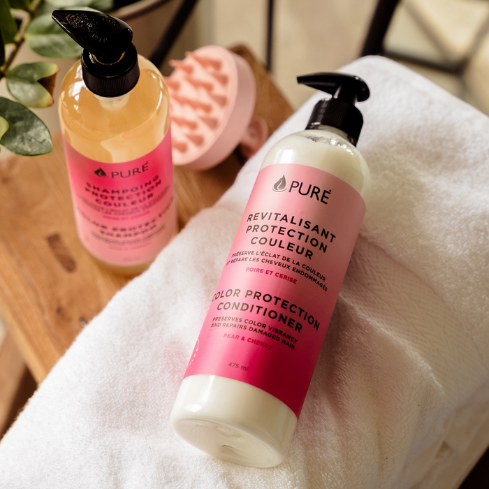 Pure Ensemble Duo Cheveux Protection Couleur Poire Et Cerise