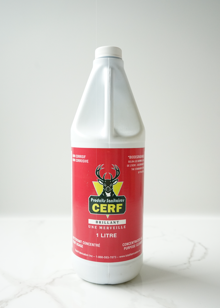pure Cerf Brillant 1L + 1 linge de ratine
