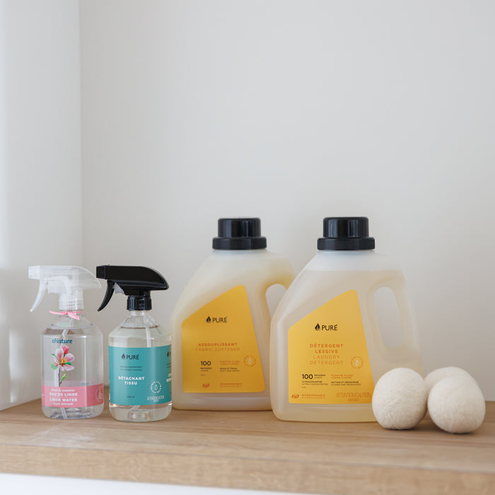 pure Ensemble routine de lavage écologique