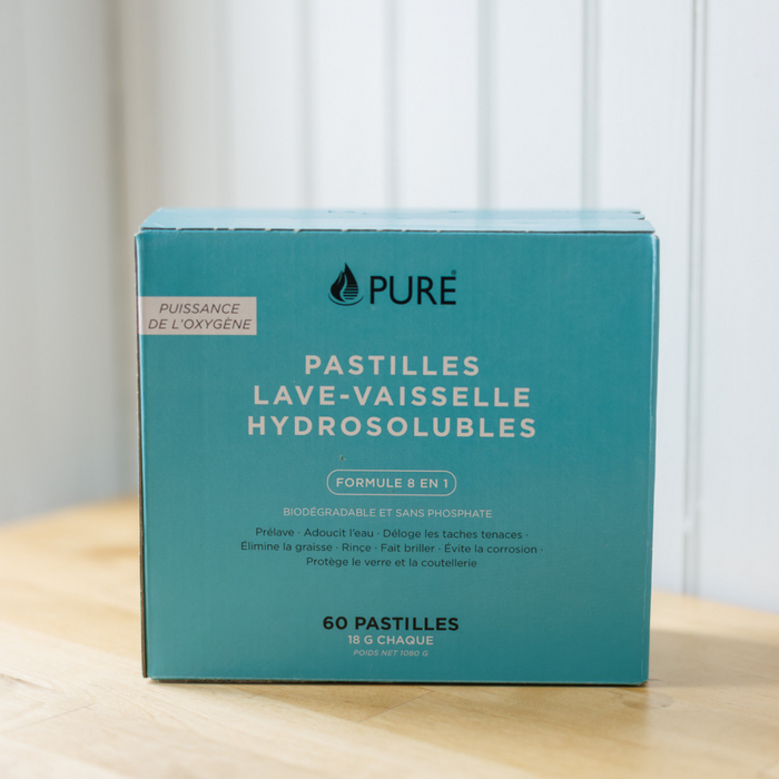 pure Pastilles pour lave-vaisselle hydrosolubles