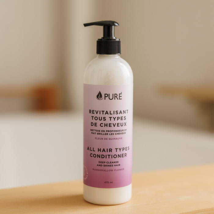 pure Revitalisant tous types de cheveux fleur de guimauve