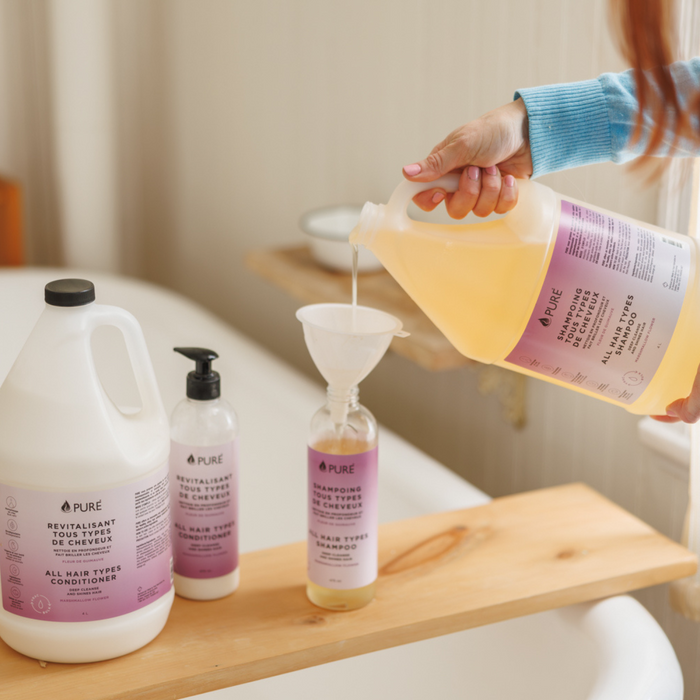 pure Shampoing tous types de cheveux fleur de guimauve