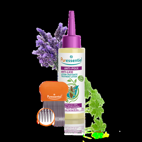 puressentiel Head Lice Treatment Lotion + Comb