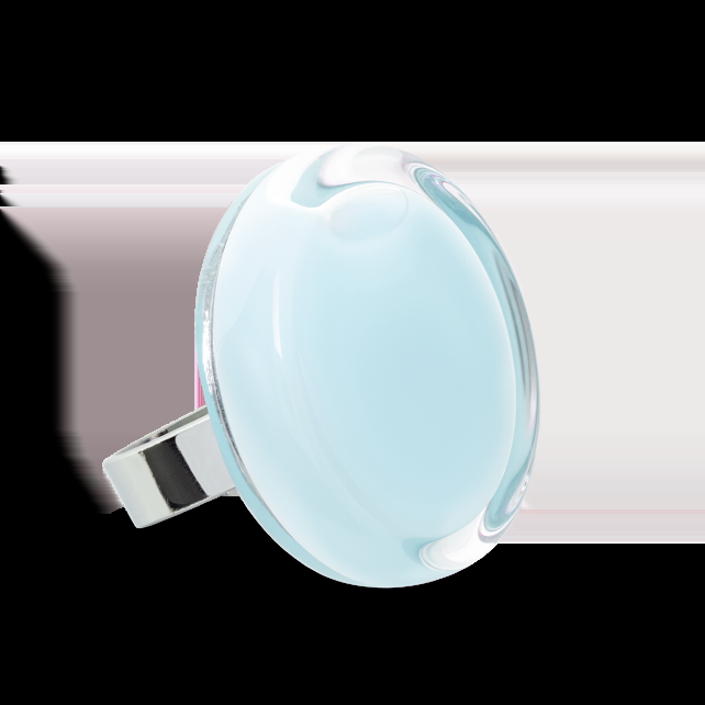 pylones Bague en verre soufflé - Cachou Medium Pastel