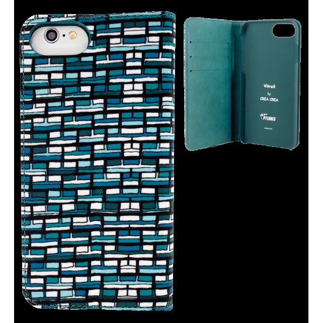 pylones Coque à clapet pour iPhone 6 6S 7 8 SE 2022 - Iwallet