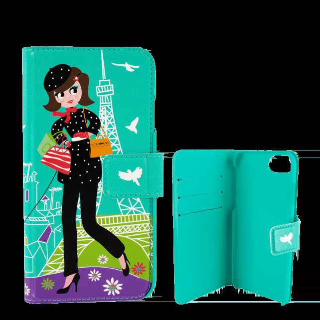 Pylones Coque à Clapet Pour IPhone 6 Plus 7 Plus - Iwallet