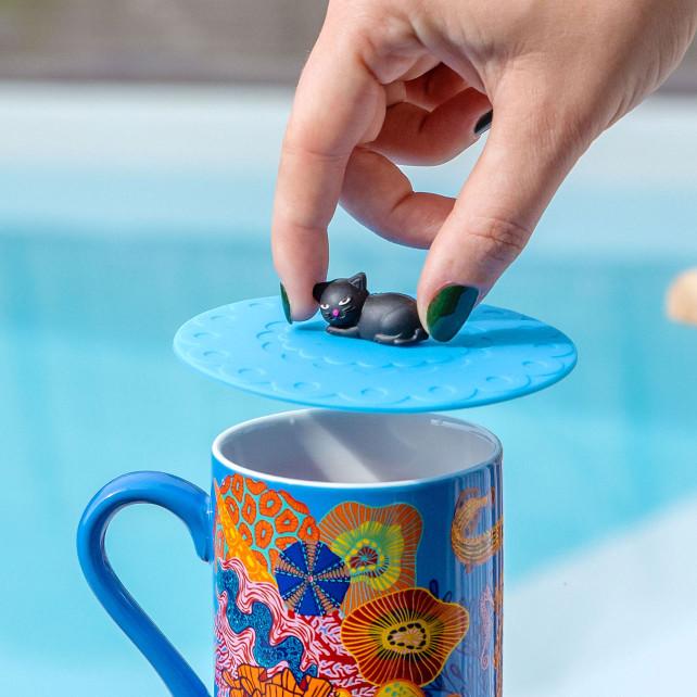 Pylones Couvercle Silicone Pour Mug - Bienauchaud 10 Cm