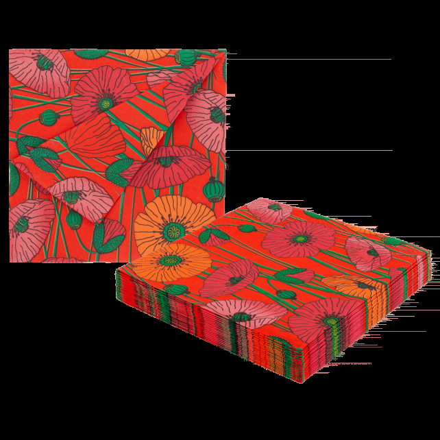 pylones Paper Party - Pack de 20 serviettes en papier