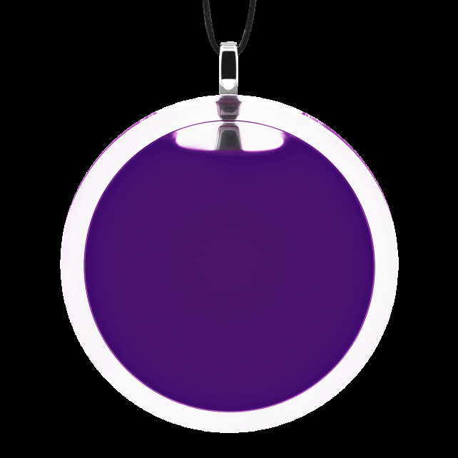 pylones Pendentif en verre soufflé - Cachou Giga Milk