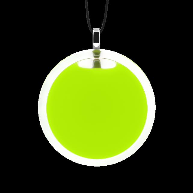 pylones Pendentif en verre soufflé - Cachou Medium Milk