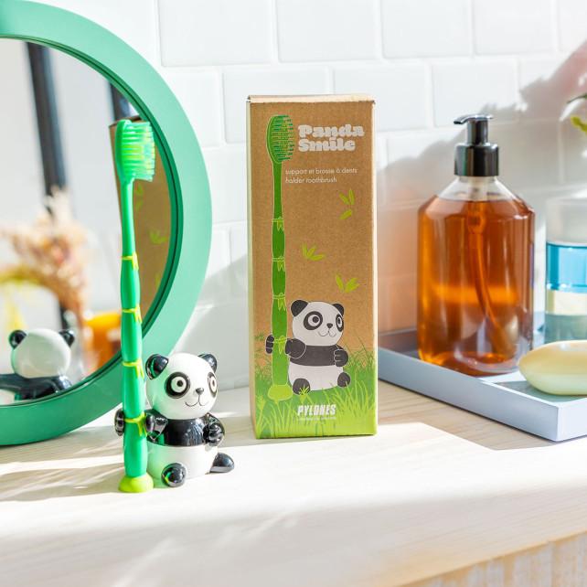 Pylones Porte Brosse à Dents Et Brosse à Dents - Pandasmile