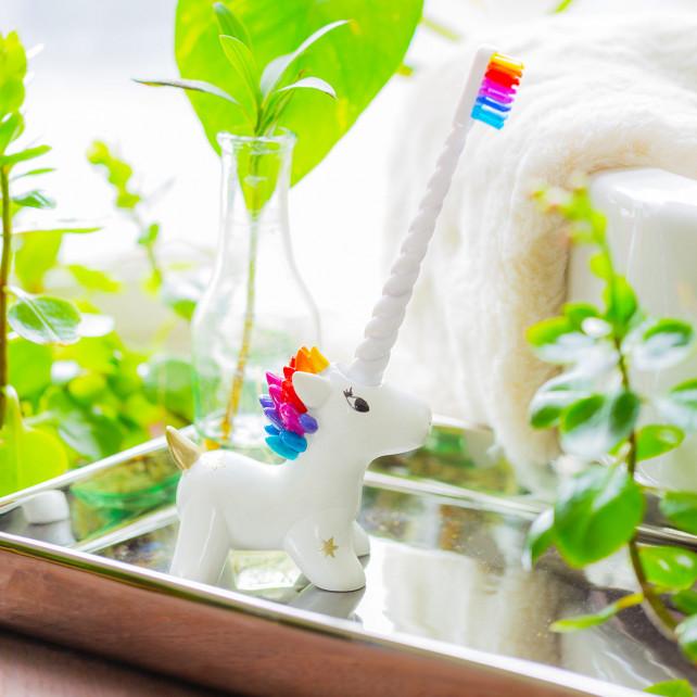 Pylones Porte Brosse à Dents Et Brosse à Dents - Unicornsmile