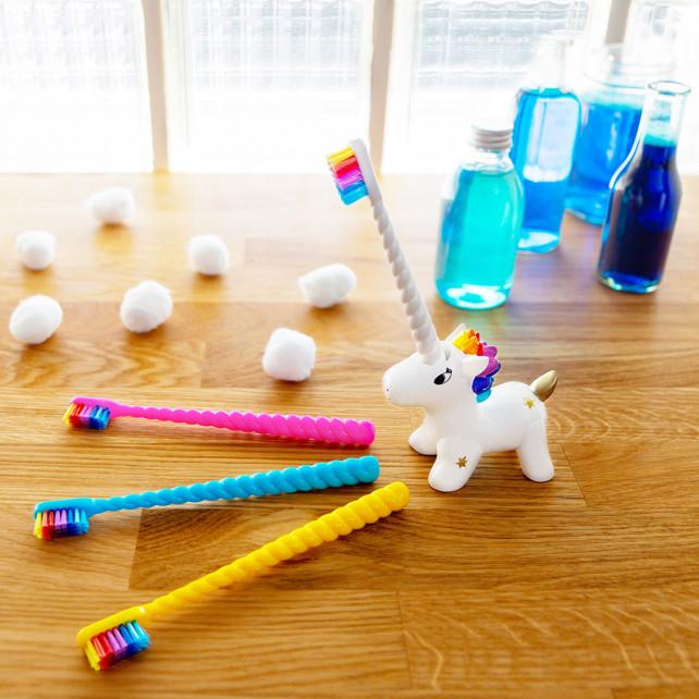Pylones Porte Brosse à Dents Et Brosse à Dents - Unicornsmile