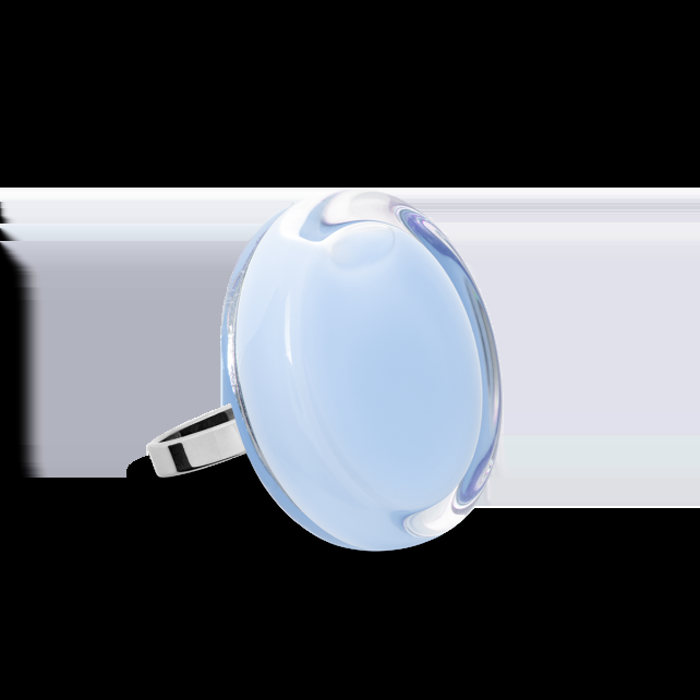 pylones Bague en verre soufflé - Cachou Mini Pastel