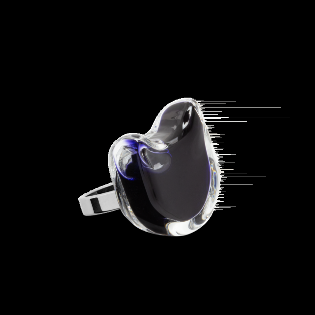 pylones Bague en verre soufflé - Chat Nano Milk