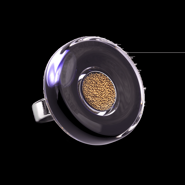 pylones Bague en verre soufflé - Duo Medium