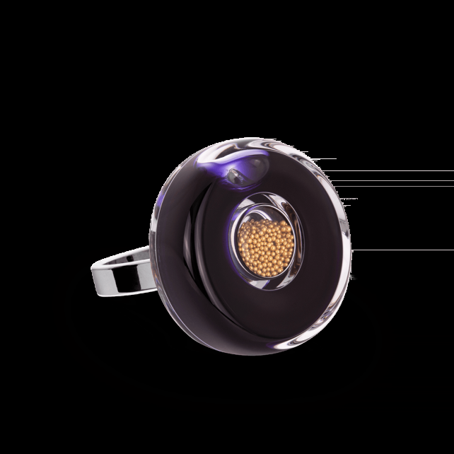 pylones Bague en verre soufflé - Duo Mini