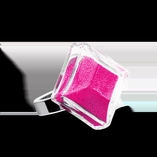 pylones Bague en verre soufflé - Gaia Medium Billes