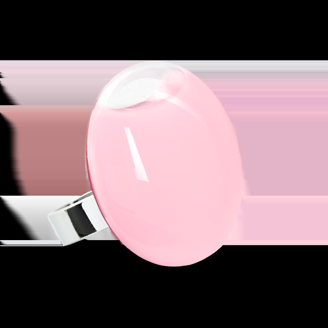 pylones Bague en verre soufflé - Galet Medium Pastel