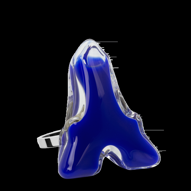 pylones Bague en verre soufflé - Tower Milk