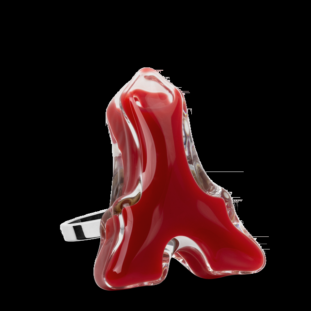 pylones Bague en verre soufflé - Tower Milk