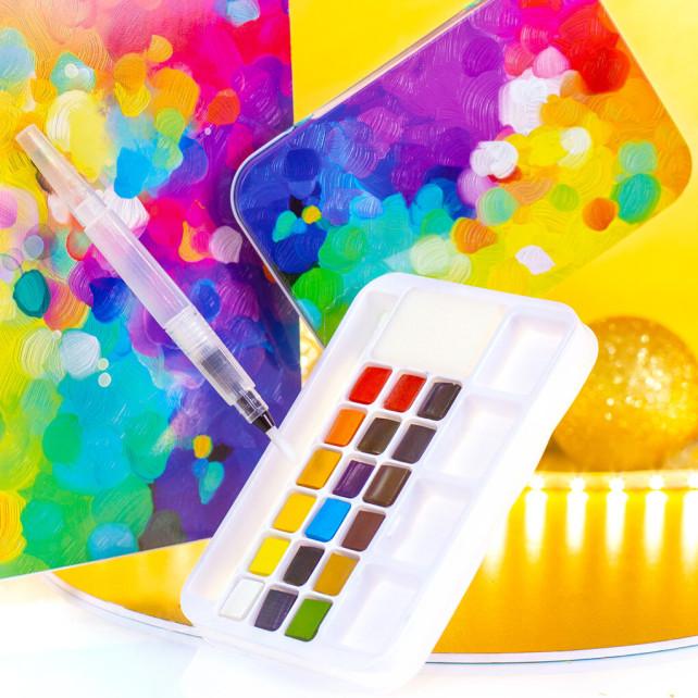 Pylones Boite Aquarelle - Eau En Couleurs