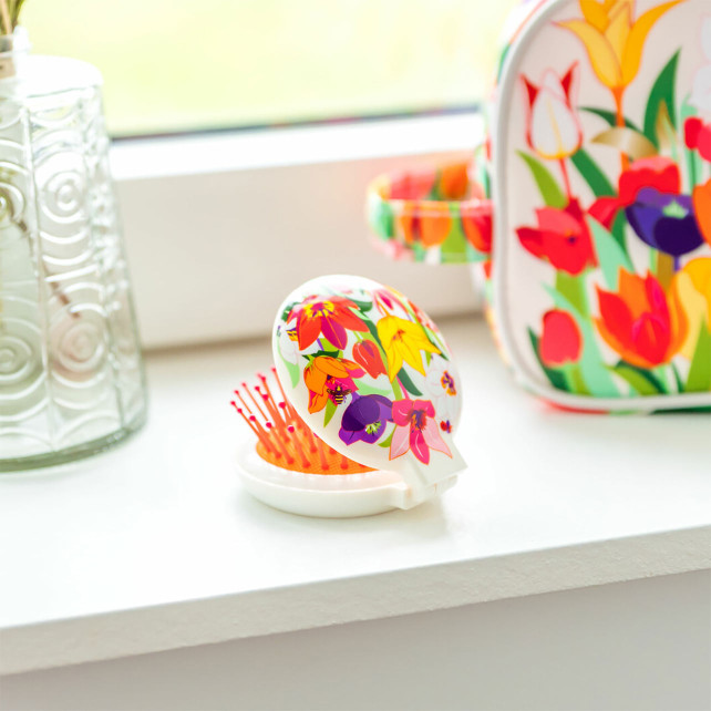 Pylones Brosse à Cheveux Avec Miroir - Lady Retro