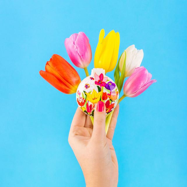 Pylones Brosse à Cheveux Avec Miroir - Lady Retro