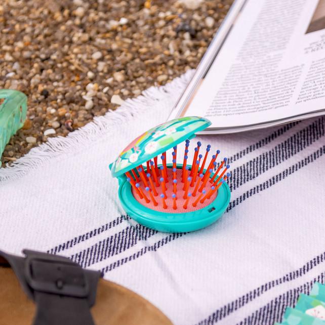 Pylones Brosse à Cheveux Avec Miroir - Lady Retro