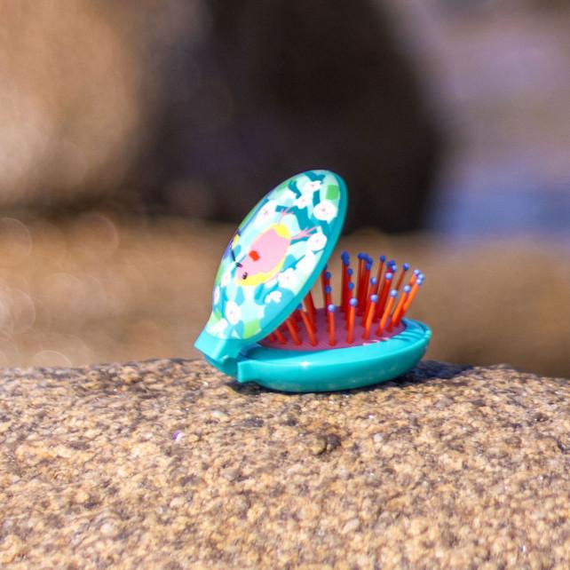 Pylones Brosse à Cheveux Avec Miroir - Lady Retro
