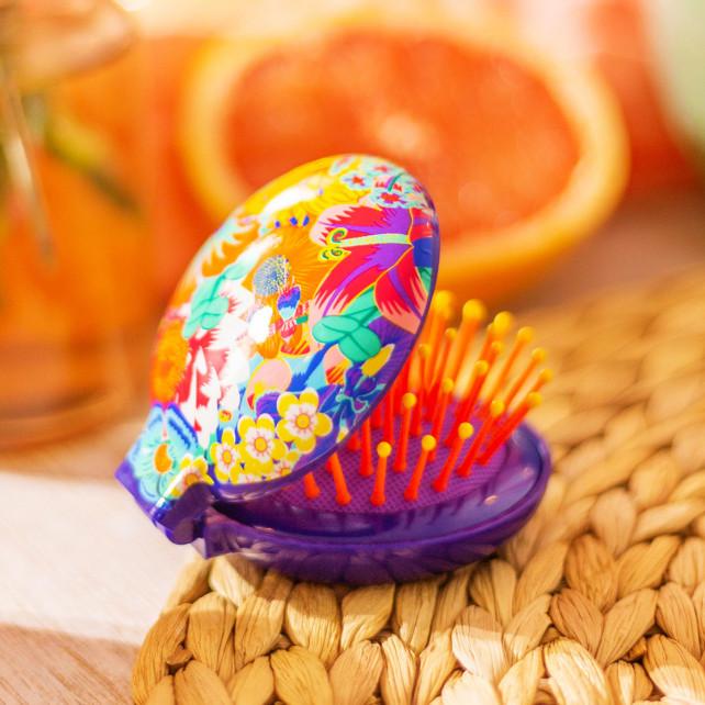 Pylones Brosse à Cheveux Avec Miroir - Lady Retro