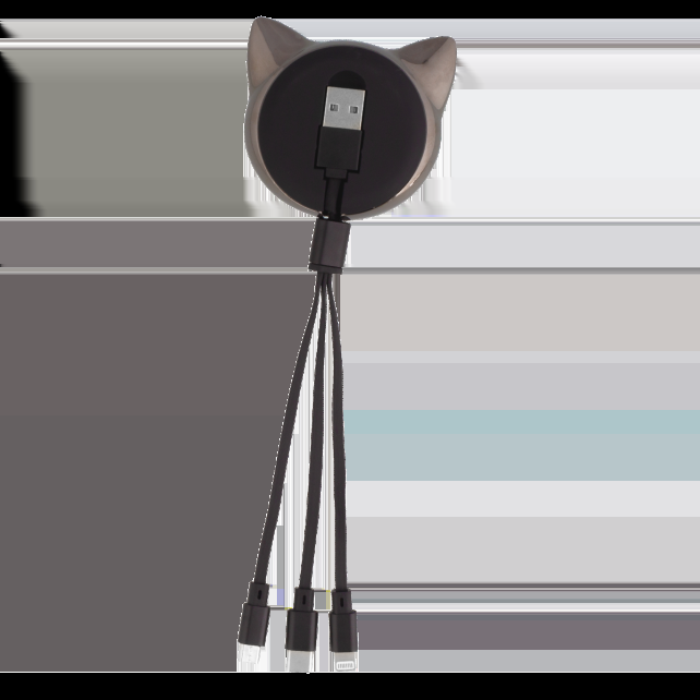 Pylones Câble Rétractable 3 En 1 - Connectech