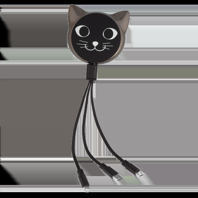 Pylones Câble Rétractable 3 En 1 - Connectech