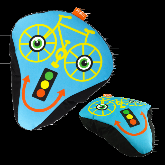 pylones Housse de selle de vélo - Happy Rider