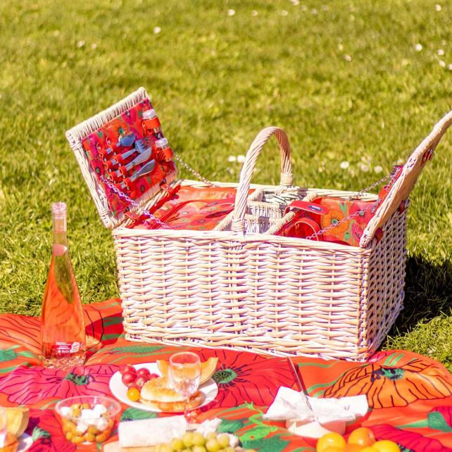 Pylones Panier De Pique Nique - Déjeuner Sur L'herbe